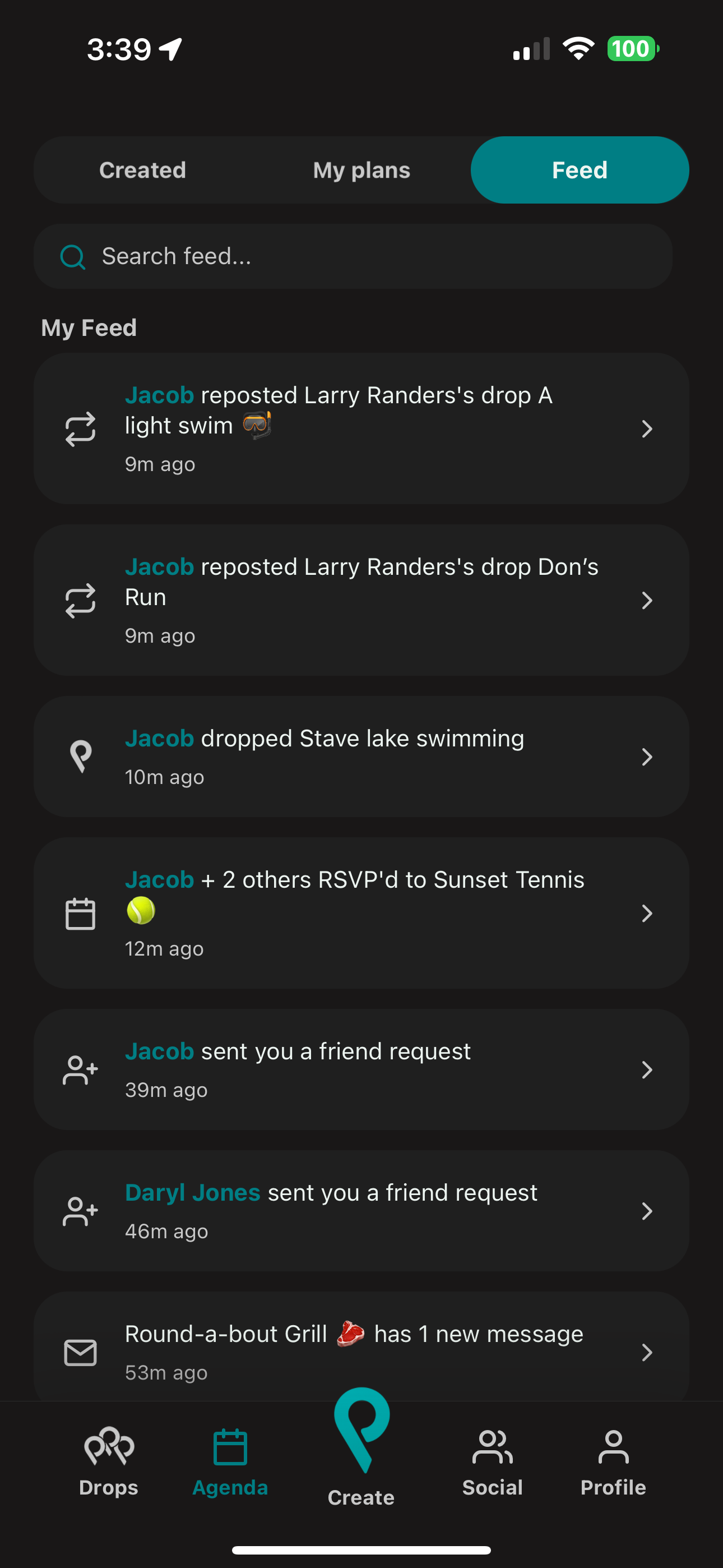 Friends Get Notified